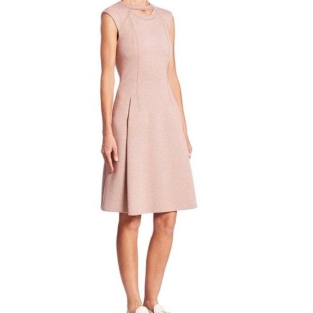 AKRIS PUNTO sleeveless a-line Italian-jersey dress